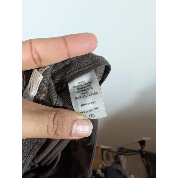 Calvin Klein Womens Brown Modern Fit Dress Pants Sz 12 Business Office Work - Picture 9 of 11